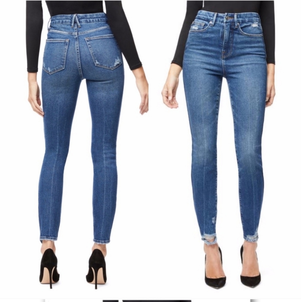 NWT Good American Curvy High Waist Skinny Jeans 27